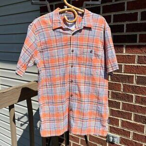 Patagonia Puckerware Orange Shirt Men's Large